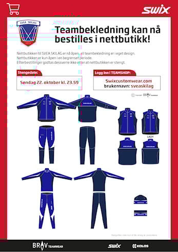 Klubbtøy Svea skilag